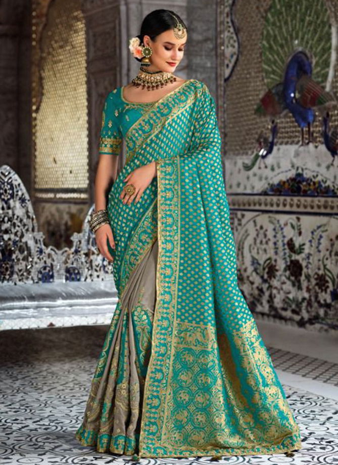 TATHASTU ANAARA Heavy Wedding Wear Silk Designer Latest Saree Collection